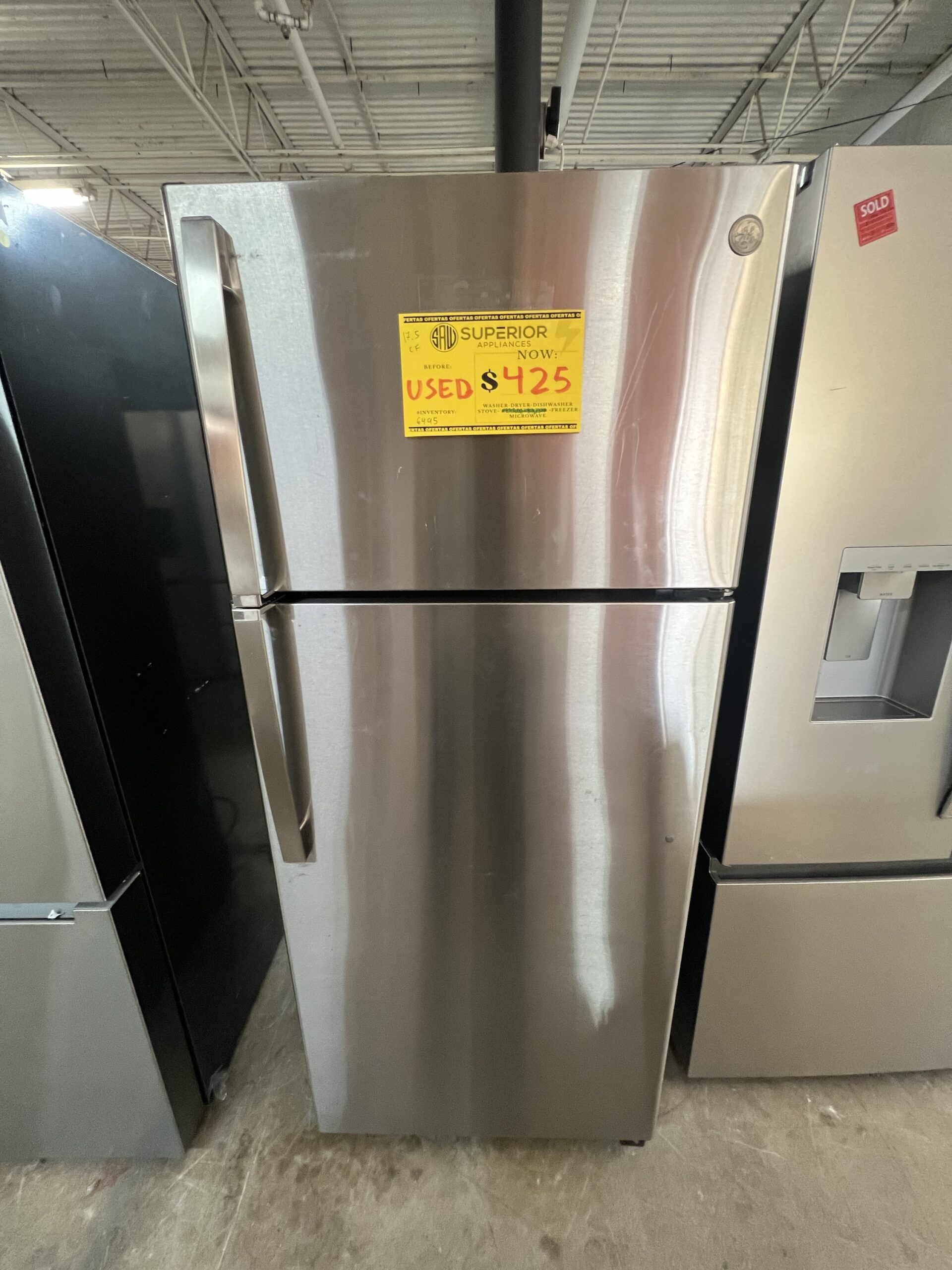 GE TOP/BOTTOM REFRIGERATOR