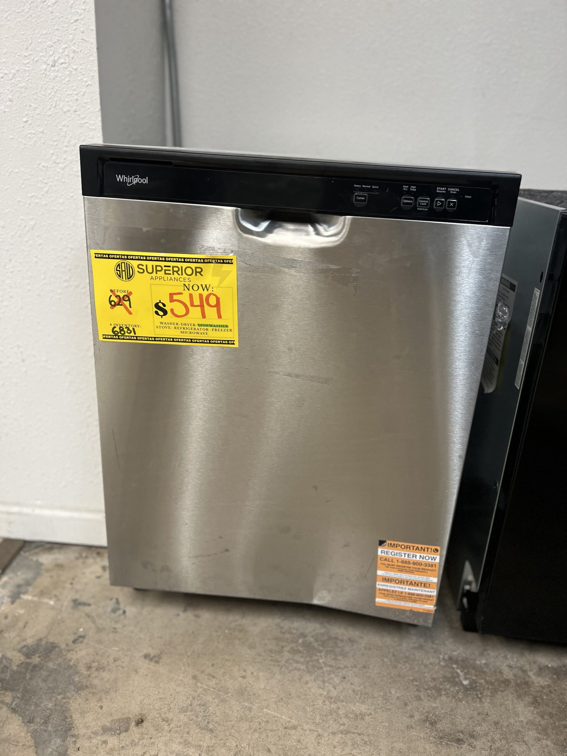 Whirlpool Dishwasher